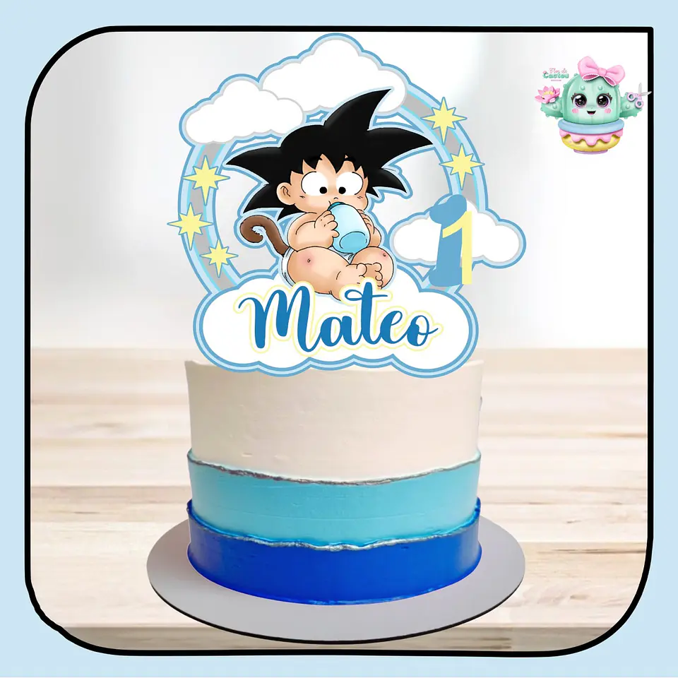 Arquivo de Corte Topo de Bolo Dragon Ball Goku 9 1
