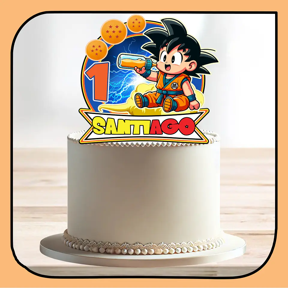 Arquivo de Corte Topo de Bolo Dragon Ball Goku 7 1