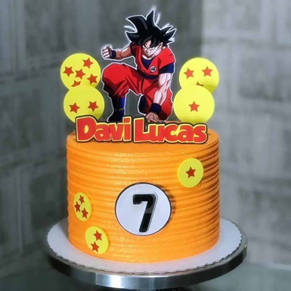 Arquivo de Corte Topo de Bolo Dragon Ball Goku 5 1