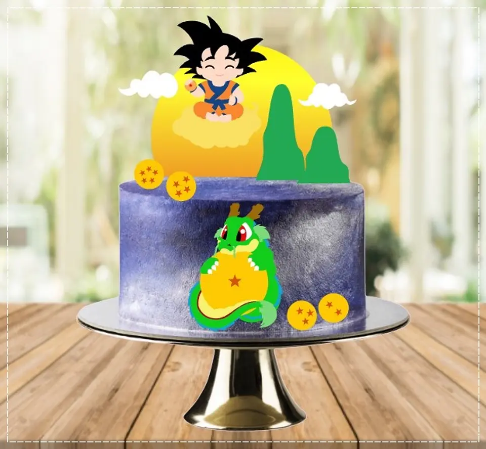 Arquivo de Corte Topo de Bolo Dragon Ball Goku 6 1