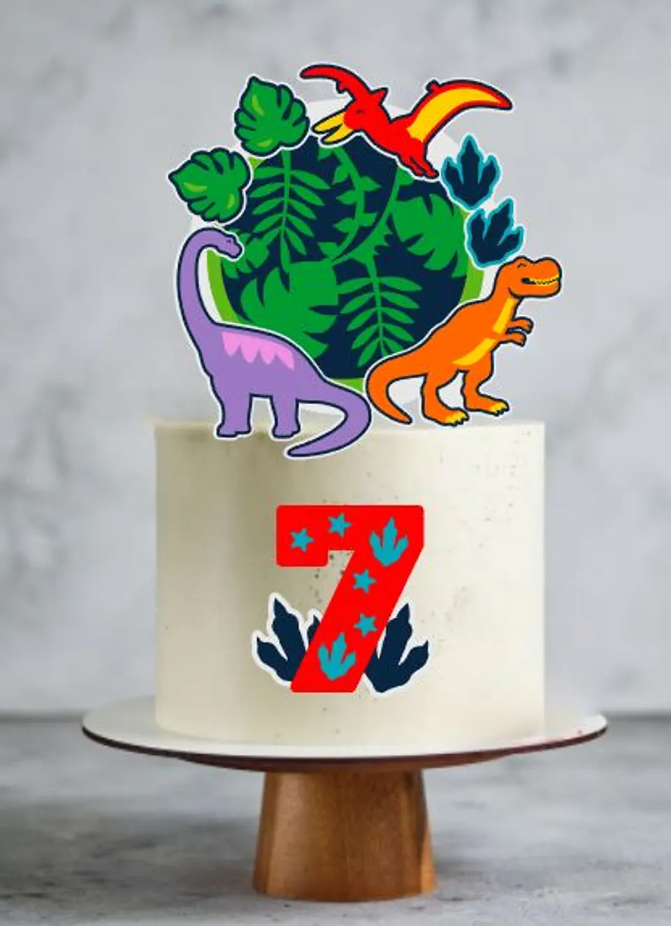 Arquivo de Corte Topo de Bolo Dino Dinossauro 76 1
