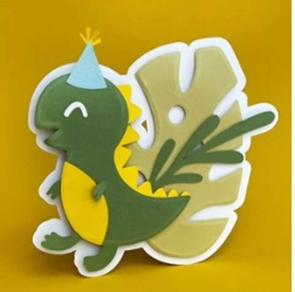 Arquivo de Corte Topo de Bolo Dino Dinossauro 59 1