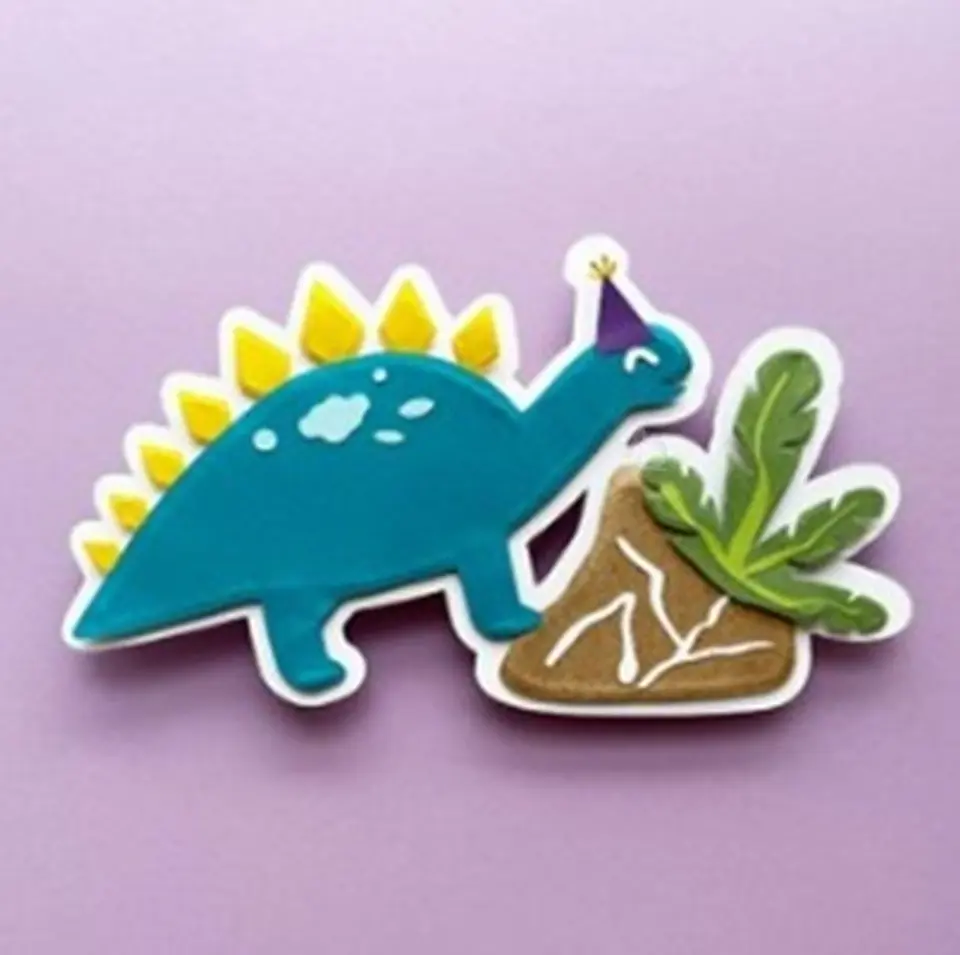 Arquivo de Corte Topo de Bolo Dino Dinossauro 52 1