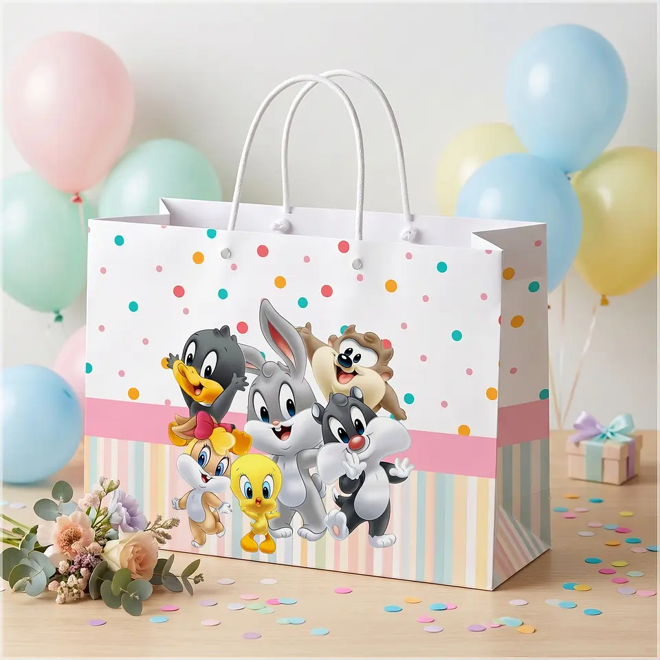 Arquivo de Corte Sacolinha Baby Looney Tunes 1