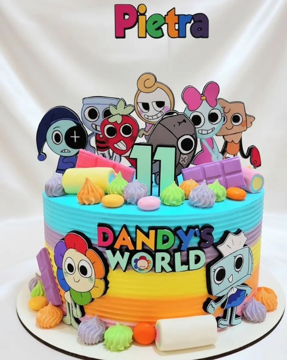 Arquivo de Corte Topo de Bolo Dandys World 2 1