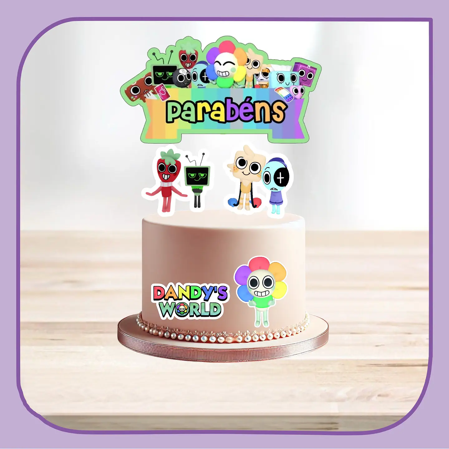 Arquivo de Corte Topo de Bolo Dandys World 1 1