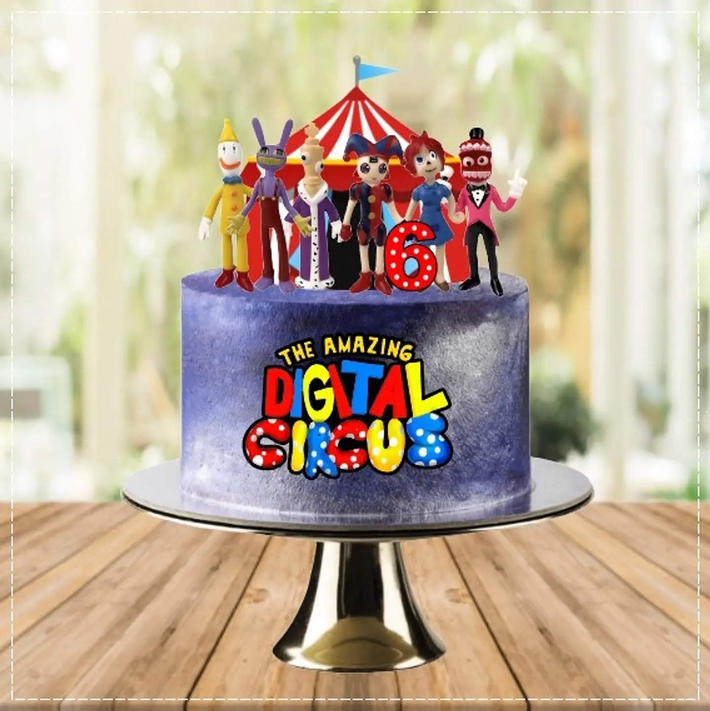 Arquivo de Corte Topo de Bolo Digital Circus 1 1
