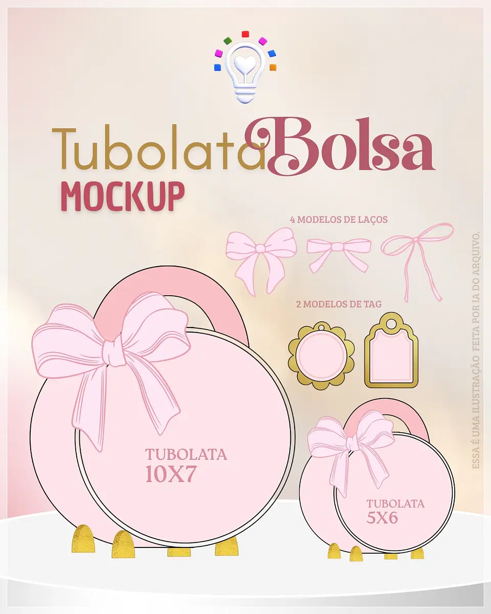 Arquivo de Corte Mockup Tubolata Bolsa 1