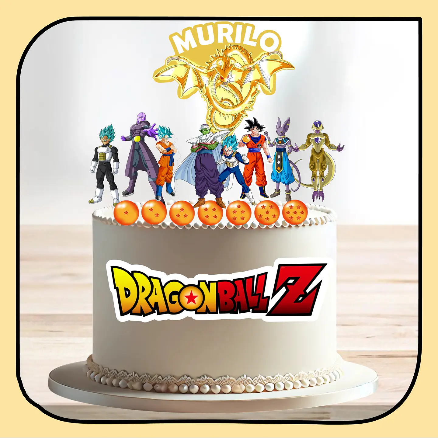 Arquivo de Corte Topo de Bolo Dragon Ball 29 1