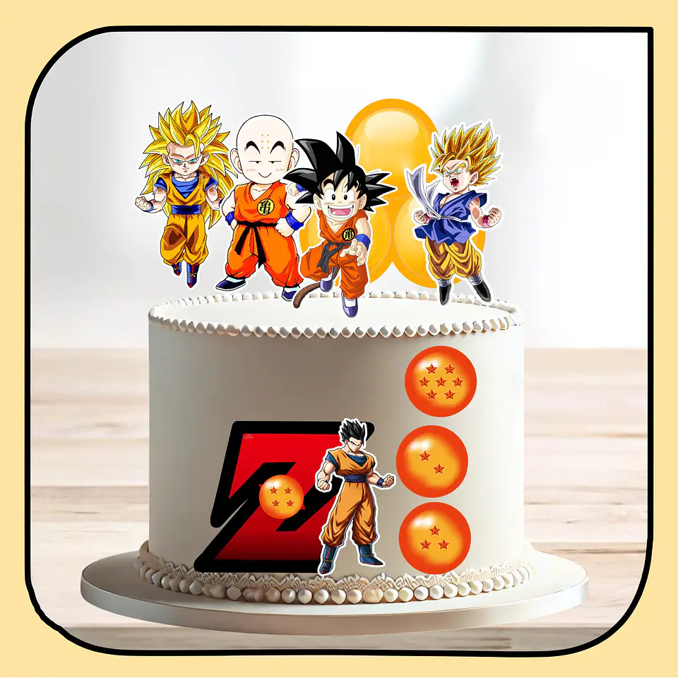 Arquivo de Corte Topo de Bolo Dragon Ball 28 1