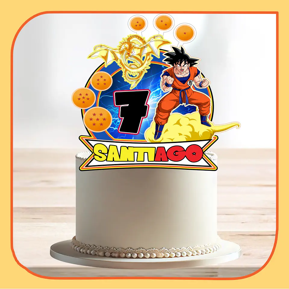 Arquivo de Corte Topo de Bolo Dragon Ball 27 1
