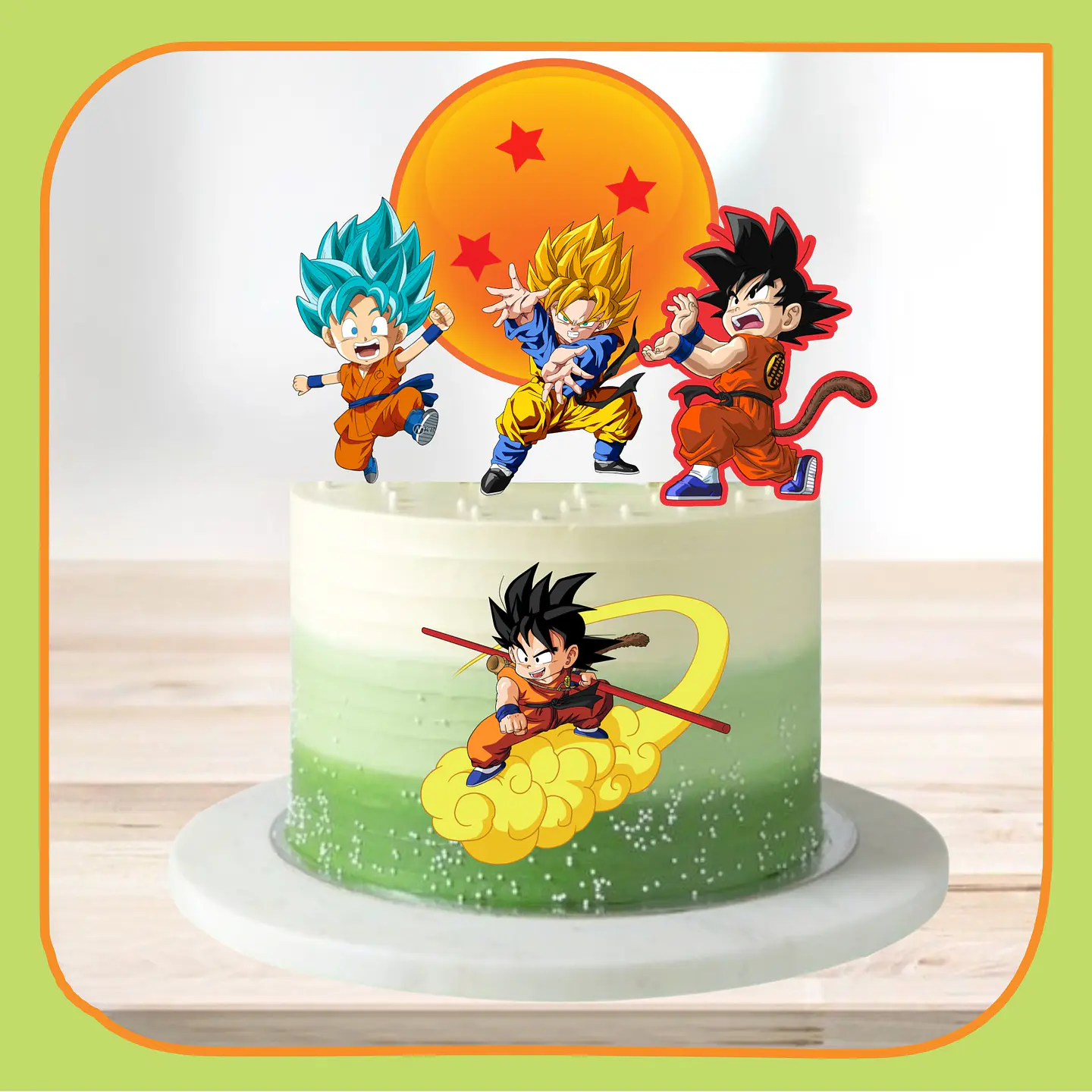 Arquivo de Corte Topo de Bolo Dragon Ball 25 1