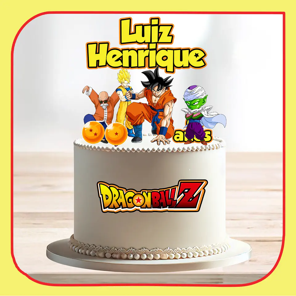 Arquivo de Corte Topo de Bolo Dragon Ball 24 1