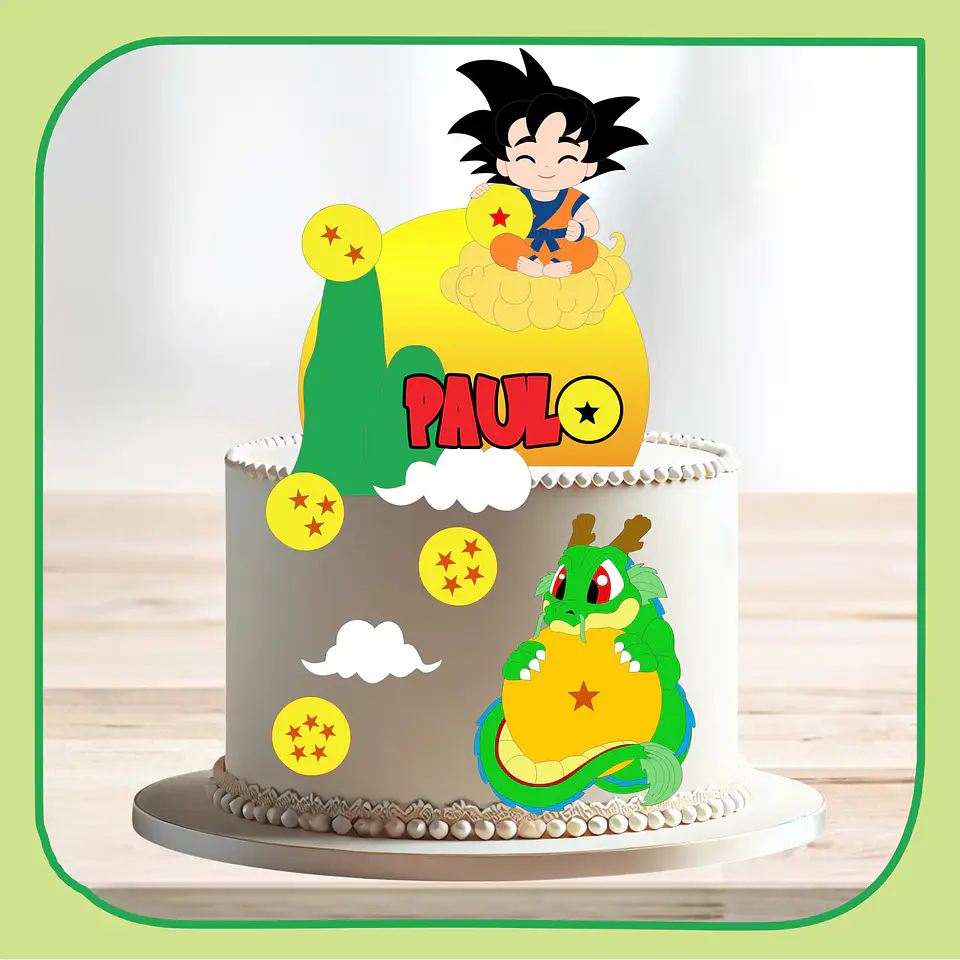 Arquivo de Corte Topo de Bolo Dragon Ball 23 1