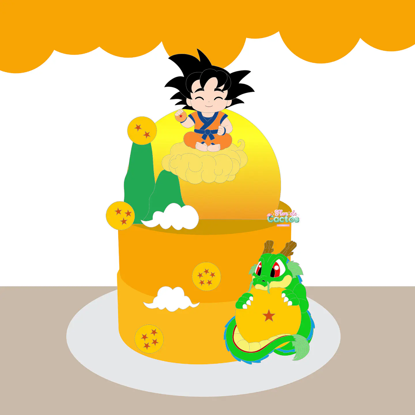 Arquivo de Corte Topo de Bolo Dragon Ball 19 1