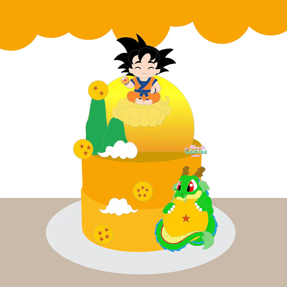 Arquivo de Corte Topo de Bolo Dragon Ball 19 1