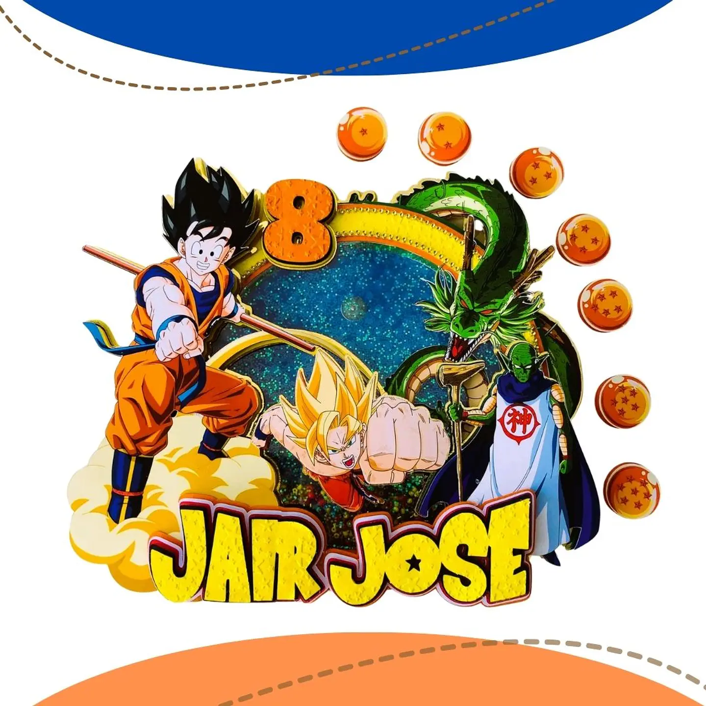 Arquivo de Corte Topo de Bolo Dragon Ball 18 1