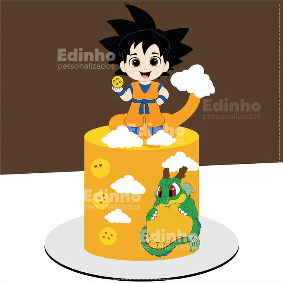 Arquivo de Corte Topo de Bolo Dragon Ball 15 1