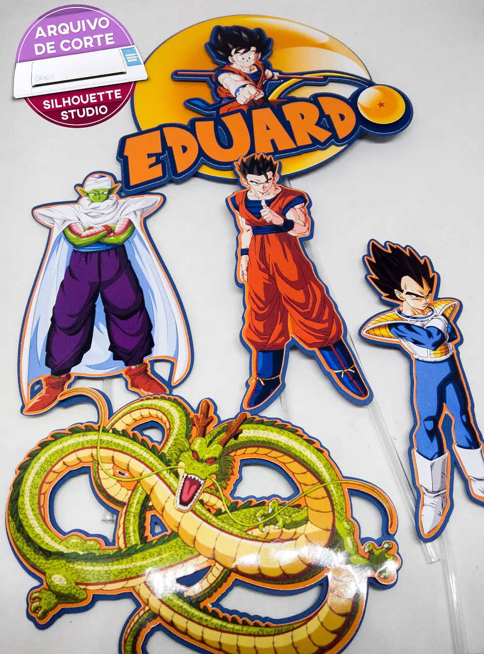 Arquivo de Corte Topo de Bolo Dragon Ball 13 1