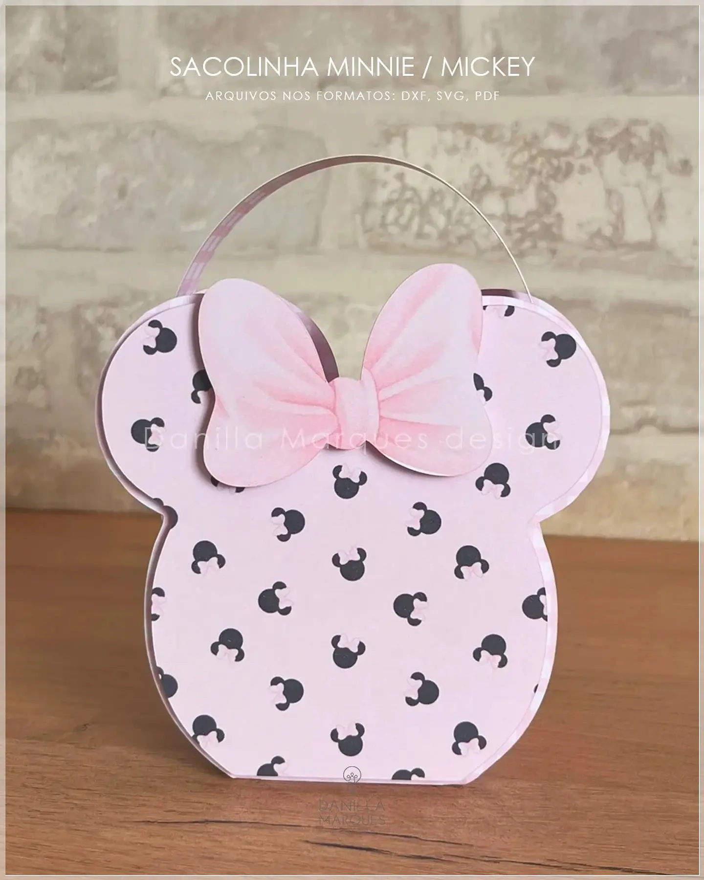Arquivo de Corte Sacolinha Minnie 1