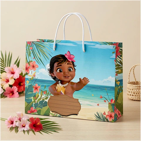 Arquivo de Corte Sacolinha Moana Baby