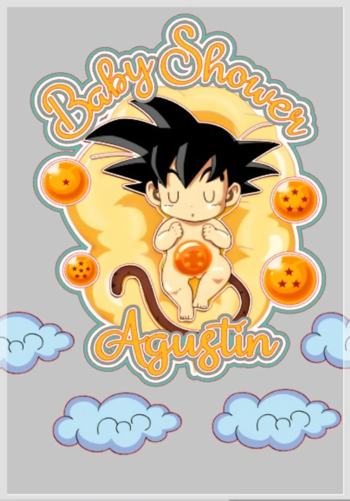 Arquivo de Corte Topo de Bolo Dragon Ball 4 1