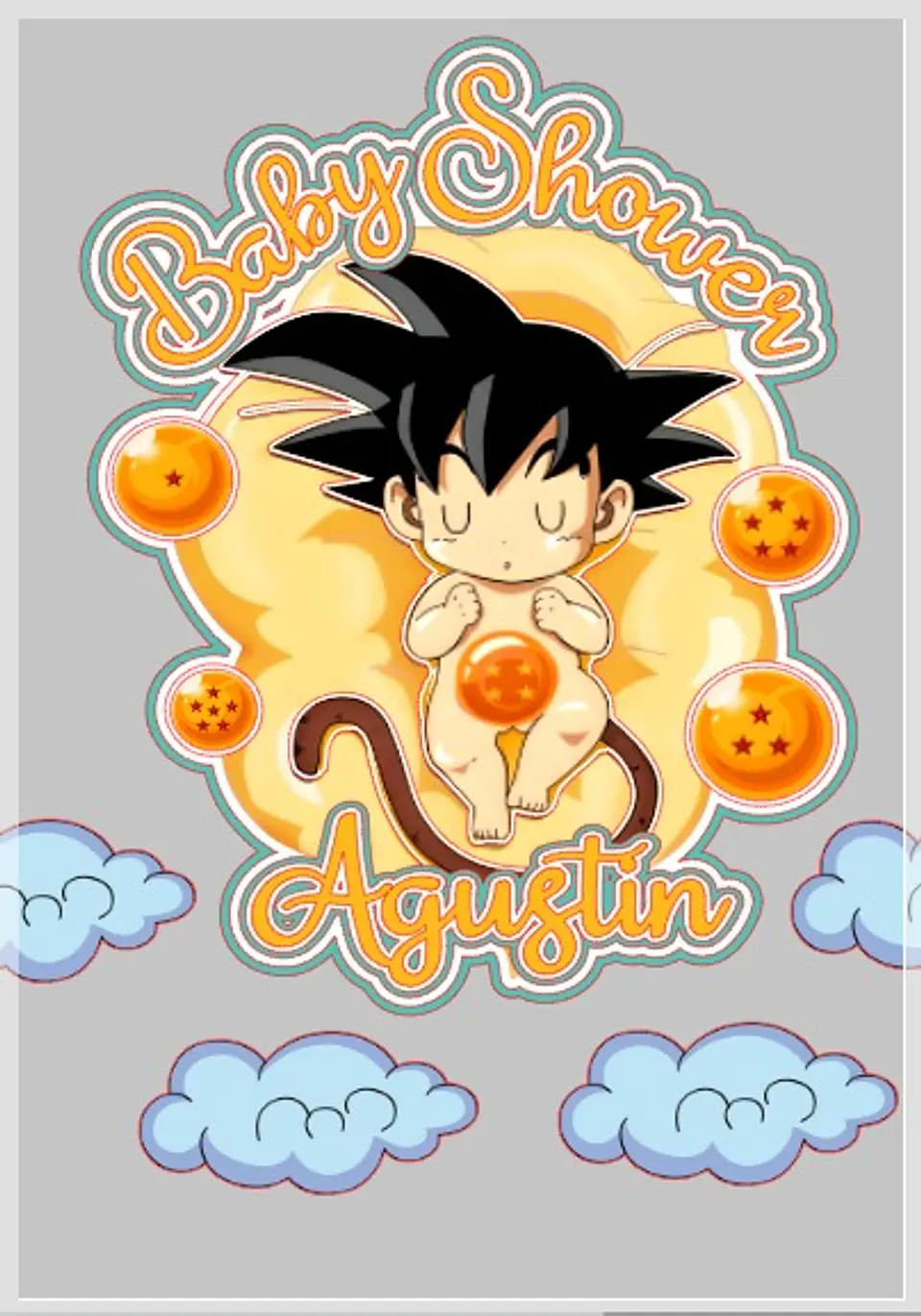 Arquivo de Corte Topo de Bolo Dragon Ball 4 1