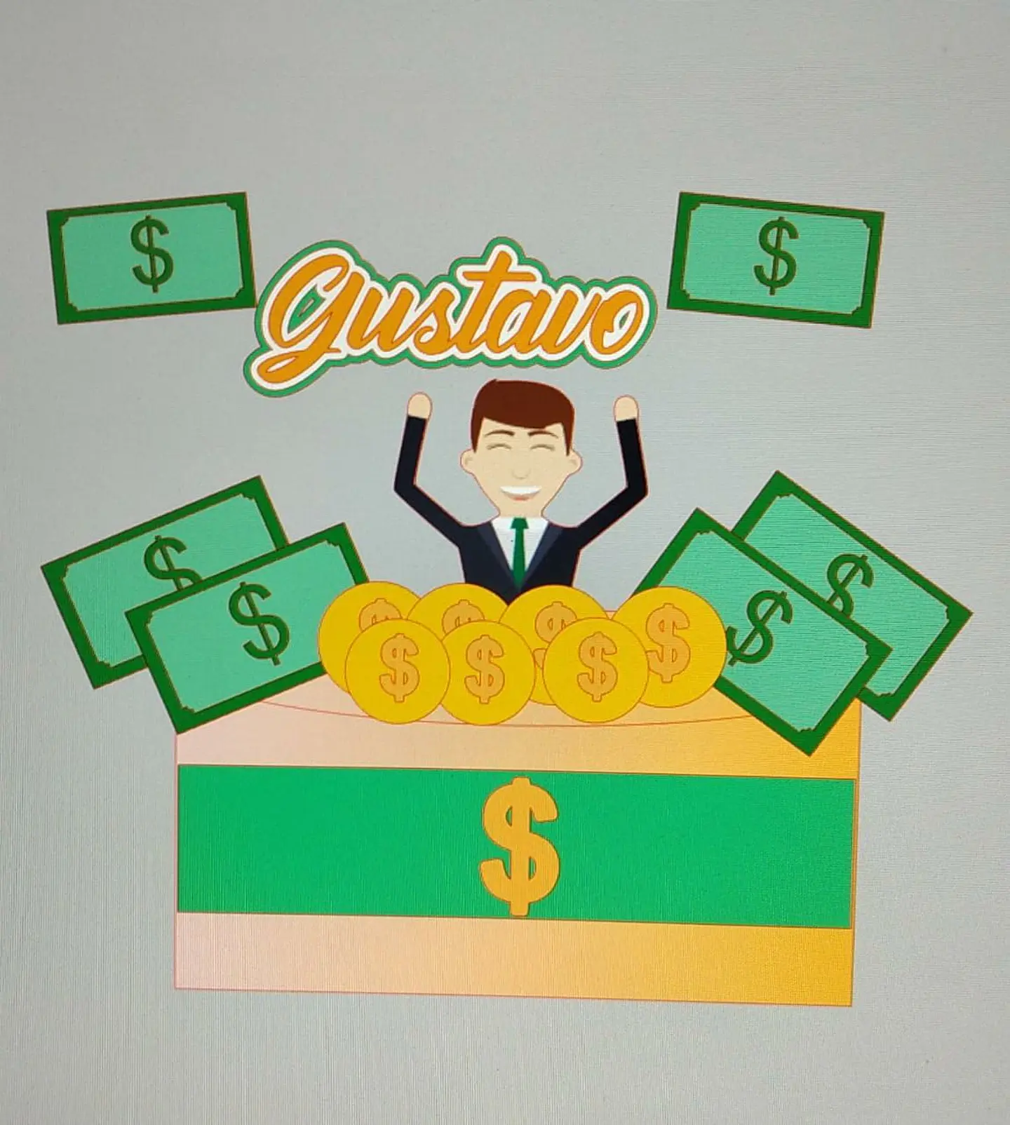 Arquivo de Corte Topo de Bolo Dinheiro 1 1