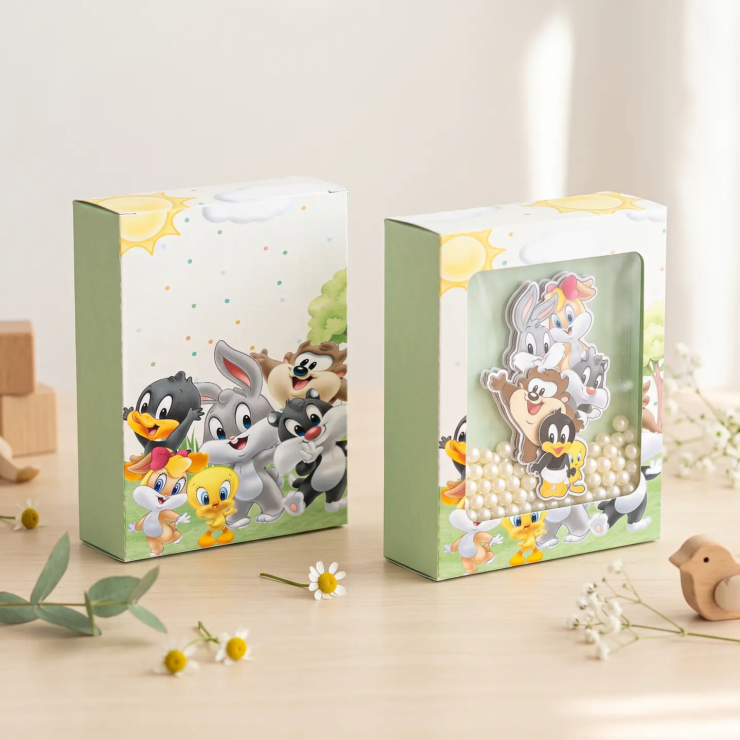 Arquivo de Corte - Caixa Alta com Visor Baby Looney Tunes 3 1