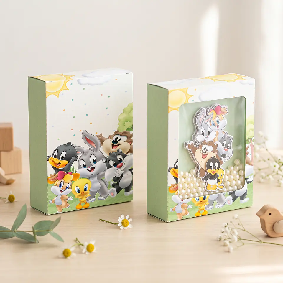 Arquivo de Corte - Caixa Alta com Visor Baby Looney Tunes 3 1