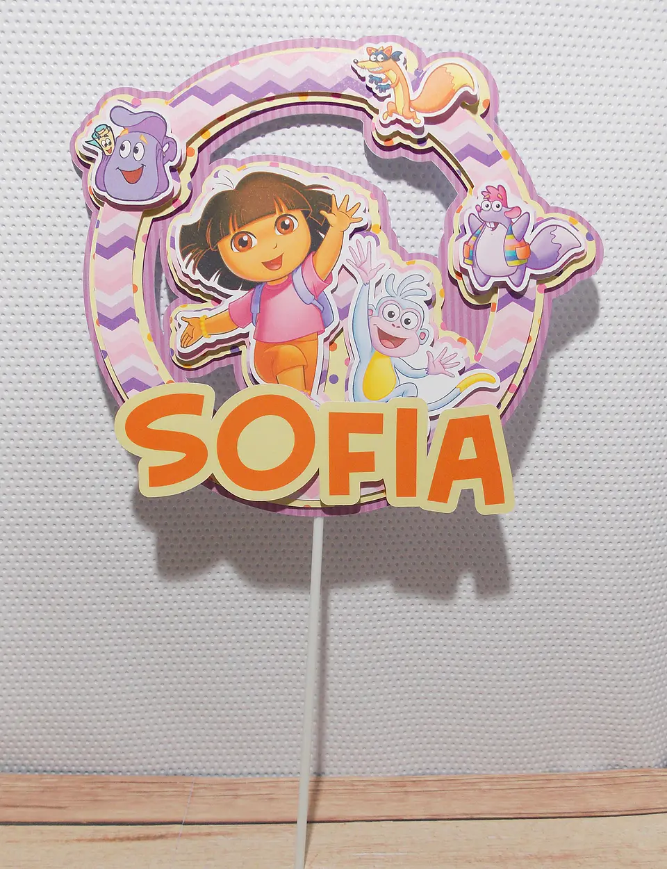 Arquivo de Corte Topo de Bolo Dora Aventureira 3 1