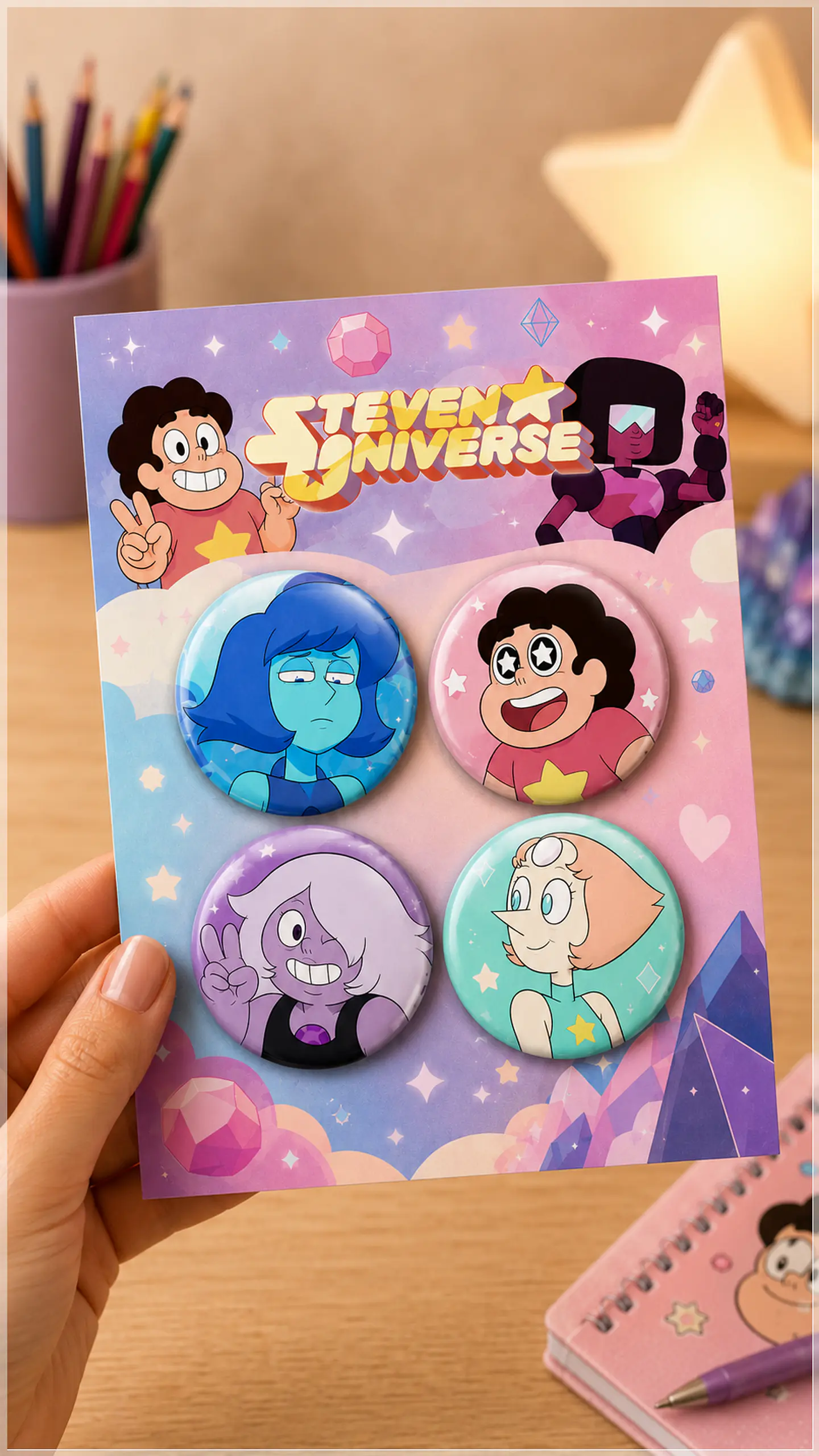 Arquivo de Corte Bottons Steven Universe 1
