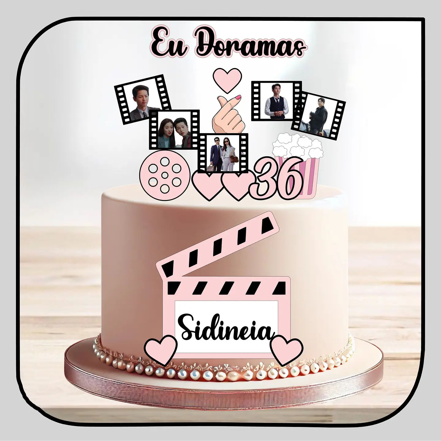 Arquivo de Corte Topo de Bolo Dorama 24 1