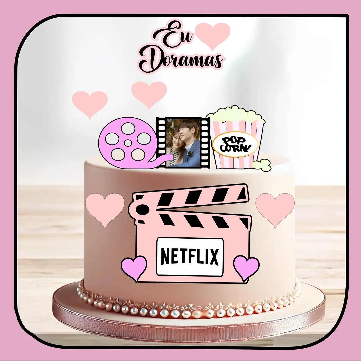 Arquivo de Corte Topo de Bolo Dorama 23 1