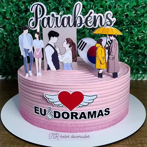 Arquivo de Corte Topo de Bolo Dorama 17