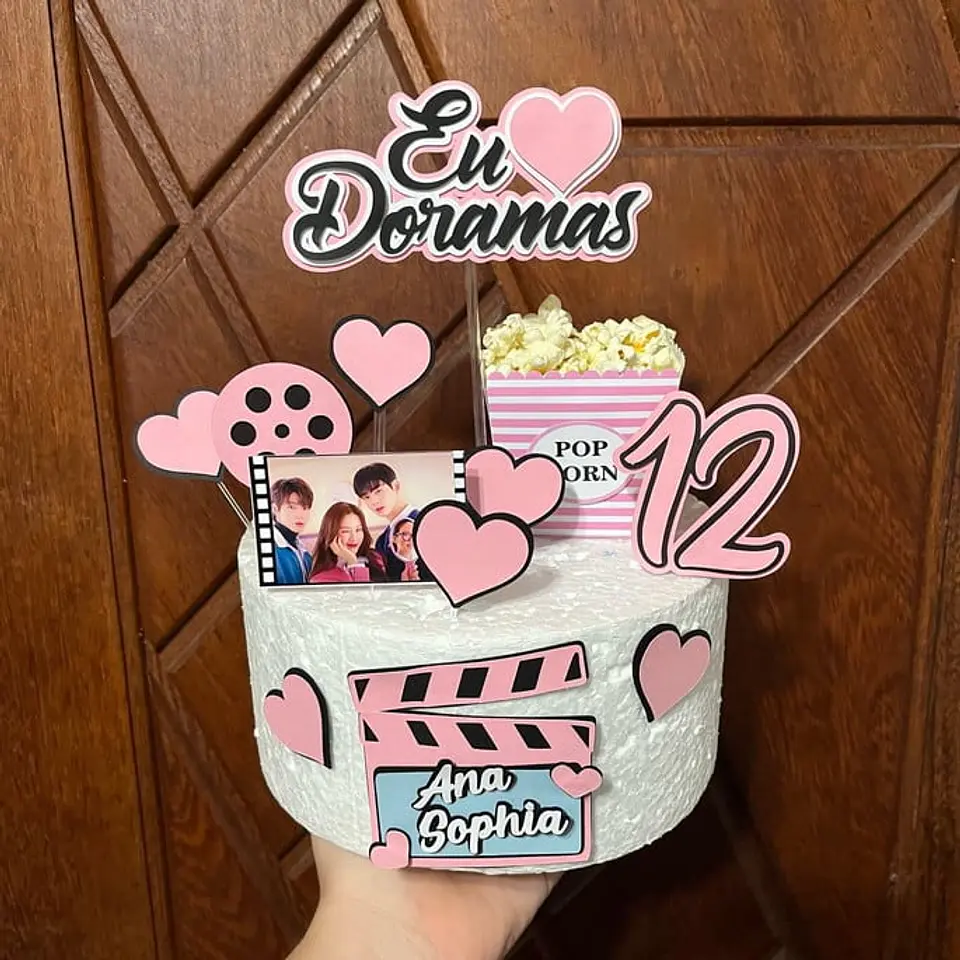 Arquivo de Corte Topo de Bolo Dorama 14 1