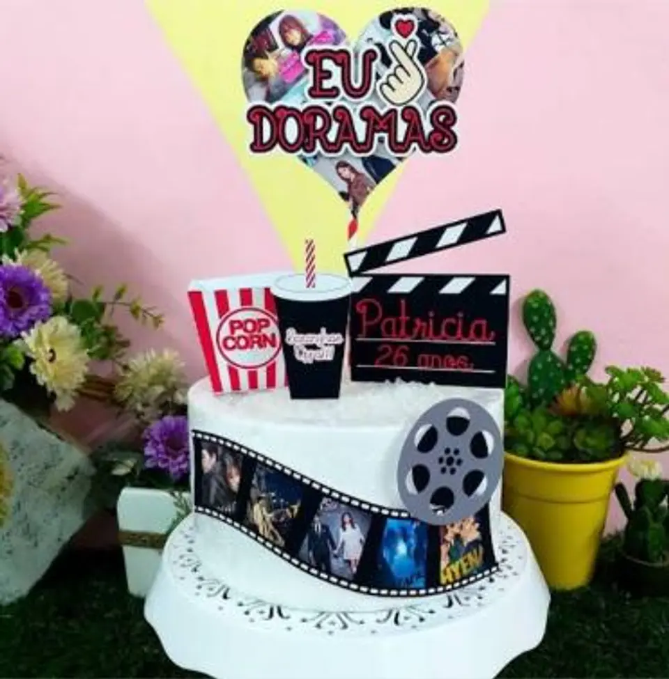 Arquivo de Corte Topo de Bolo Dorama 7 1