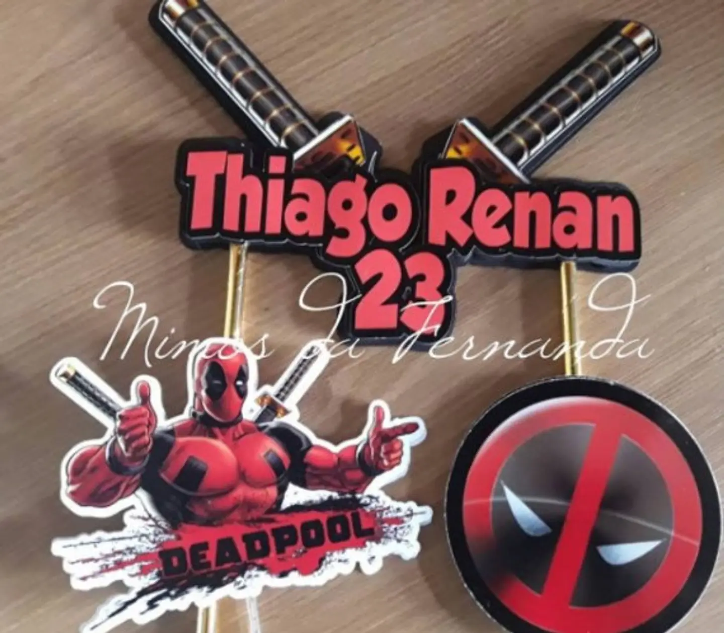 Arquivo de Corte Topo de Bolo Deadpool 3 1