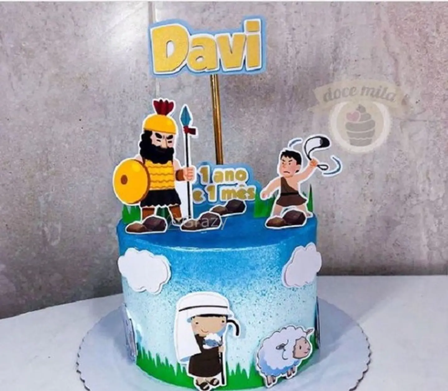 Arquivo de Corte Topo de Bolo Davi e Golias 2 1