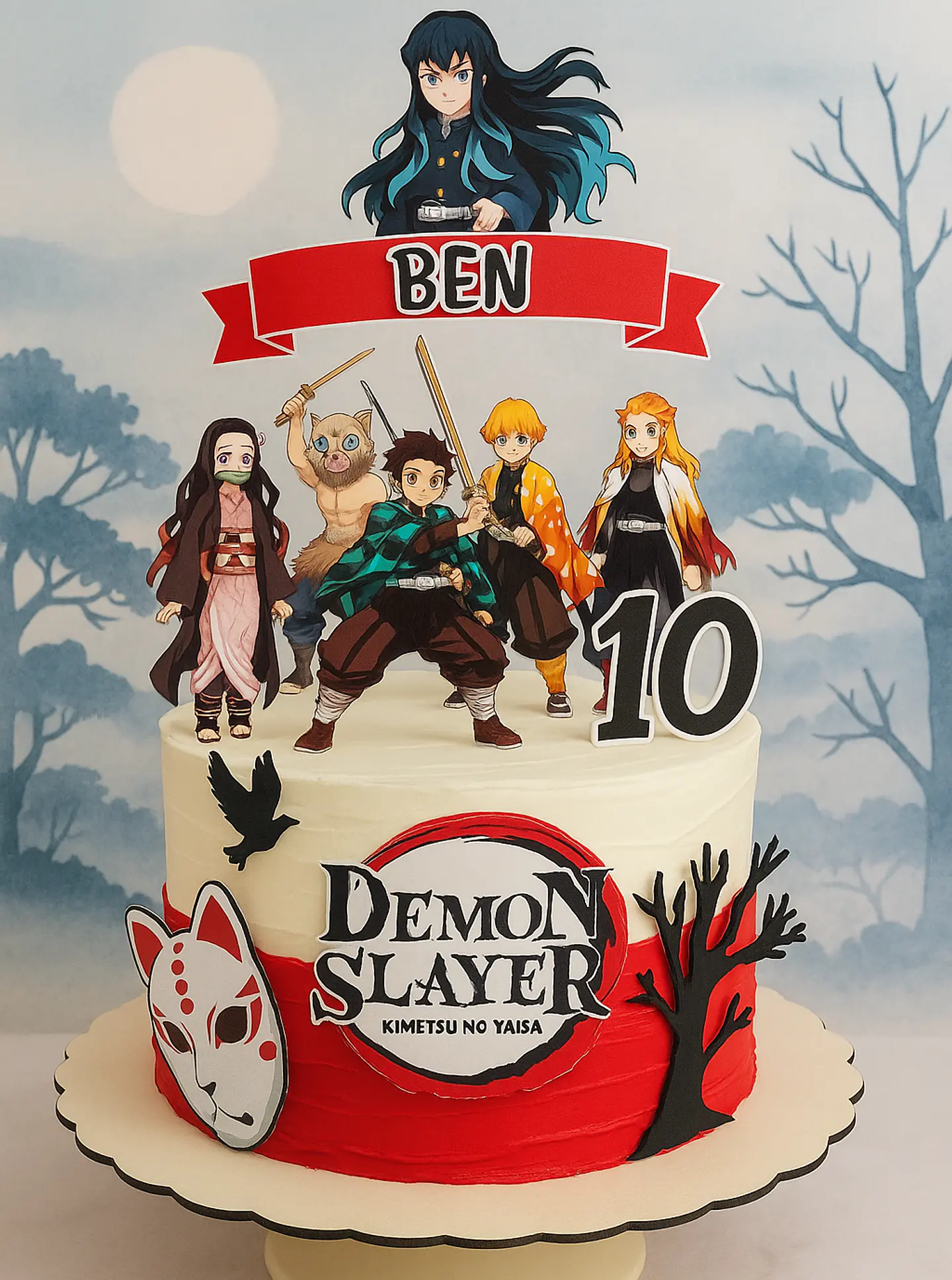 Arquivo de Corte Topo de Bolo Demon Slayer 18 1