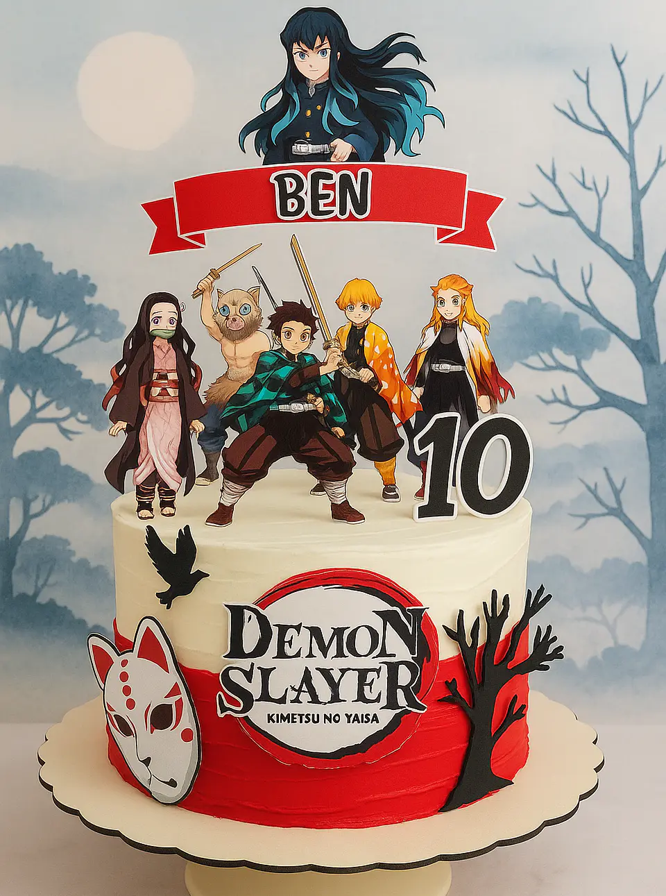 Arquivo de Corte Topo de Bolo Demon Slayer 18 1
