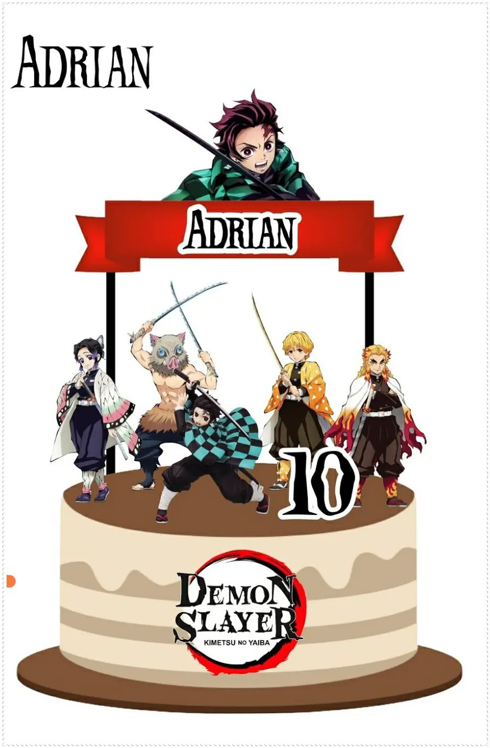 Arquivo de Corte Topo de Bolo Demon Slayer 13 1
