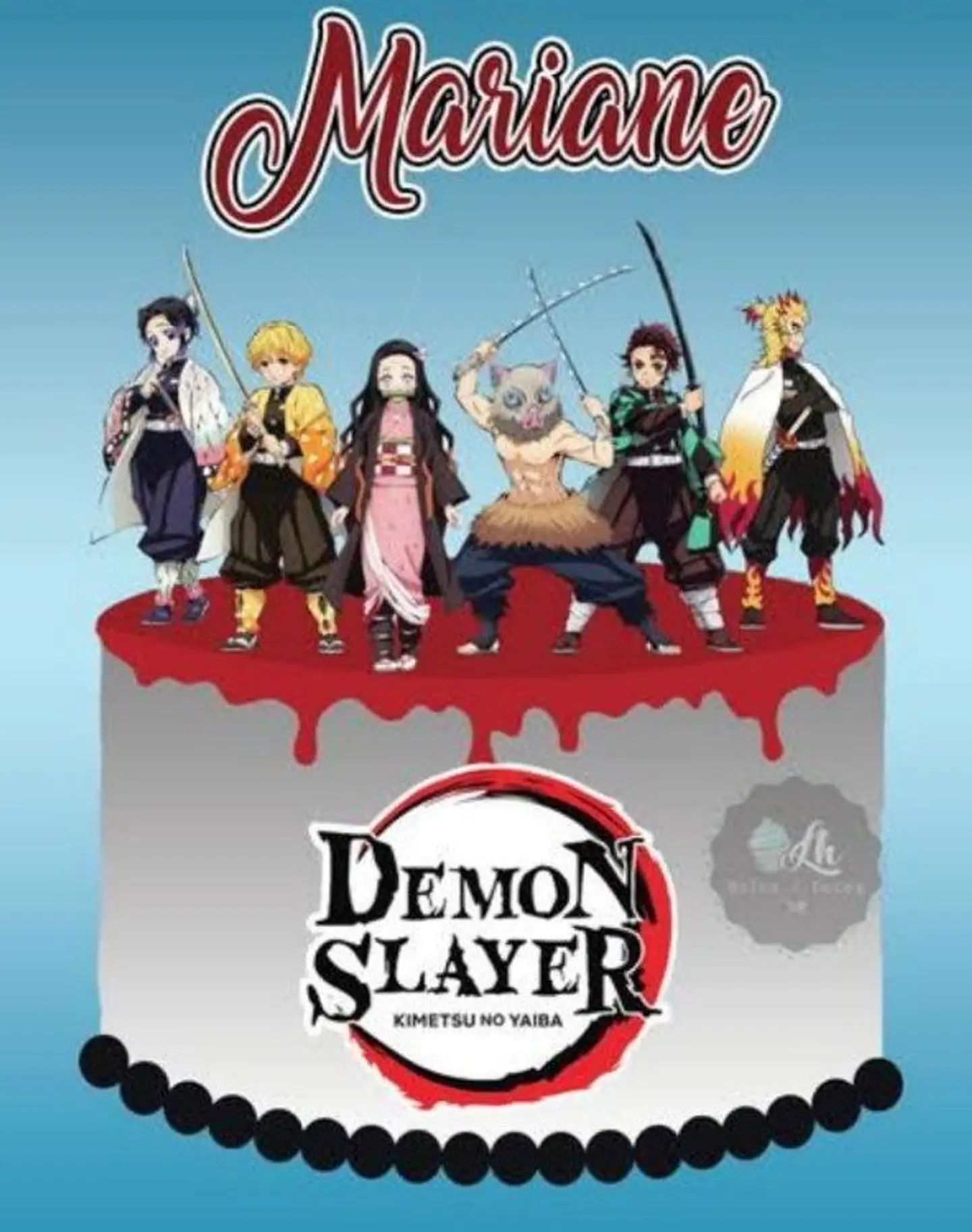 Arquivo de Corte Topo de Bolo Demon Slayer 12 1