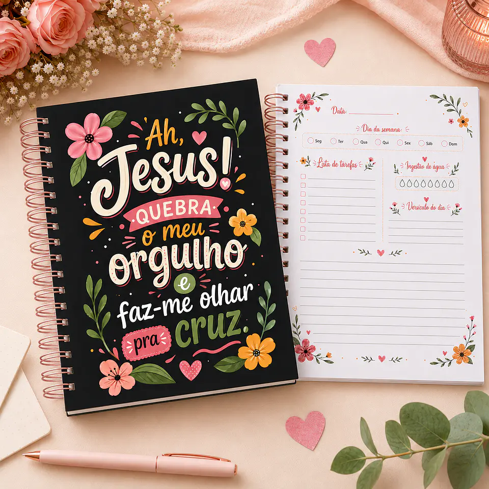 Encadernação - Coleção Caderno Ah Jesus 1