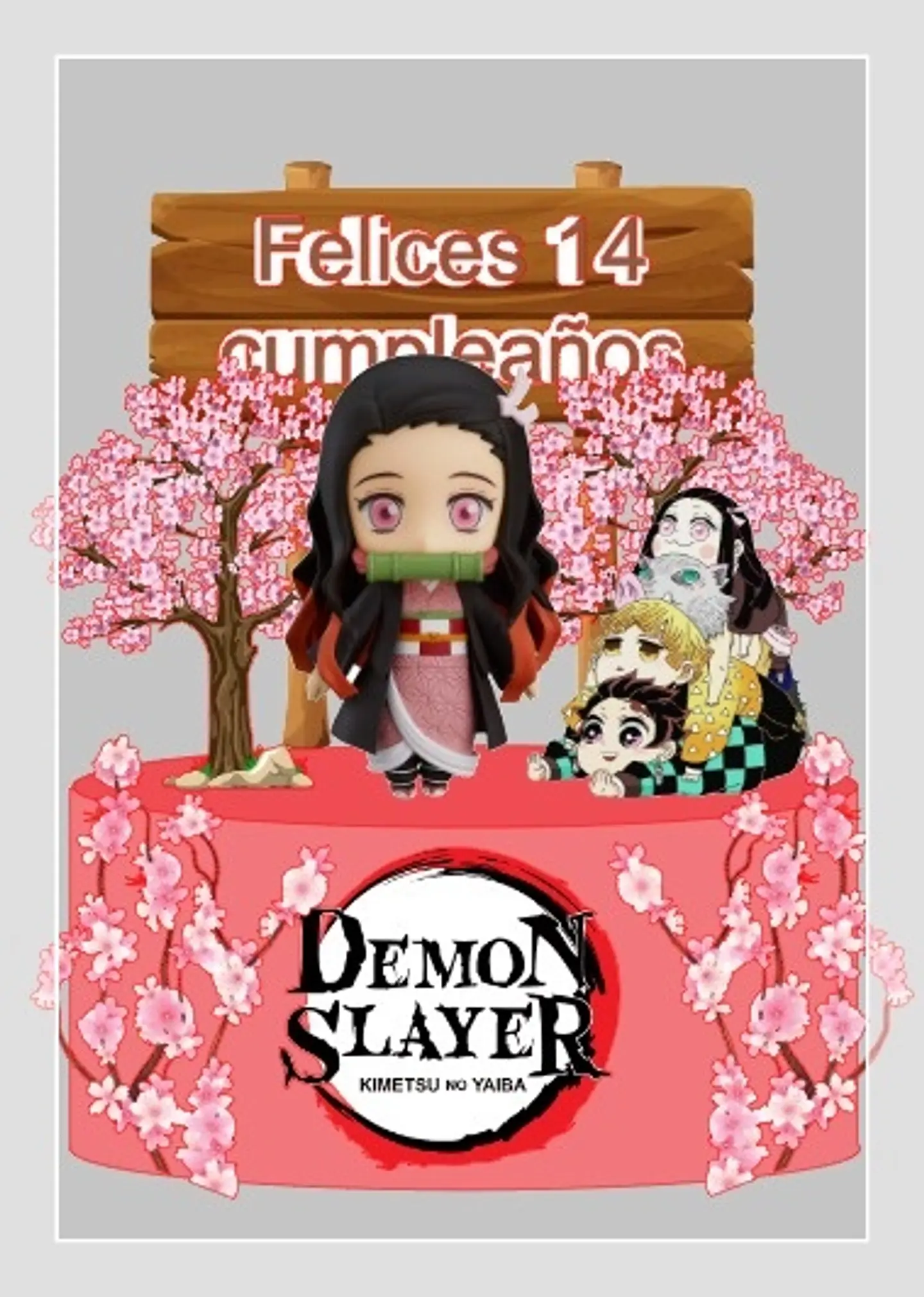 Arquivo de Corte Topo de Bolo Demon Slayer 4 1