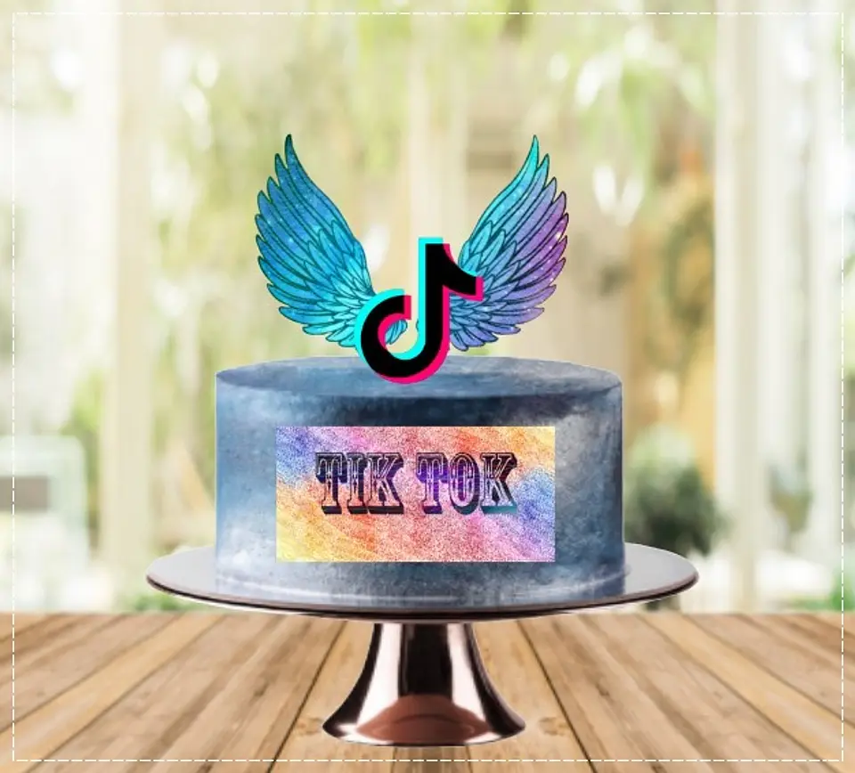Arquivo de Corte Topo de Bolo TikTok Tik Tok 27 1