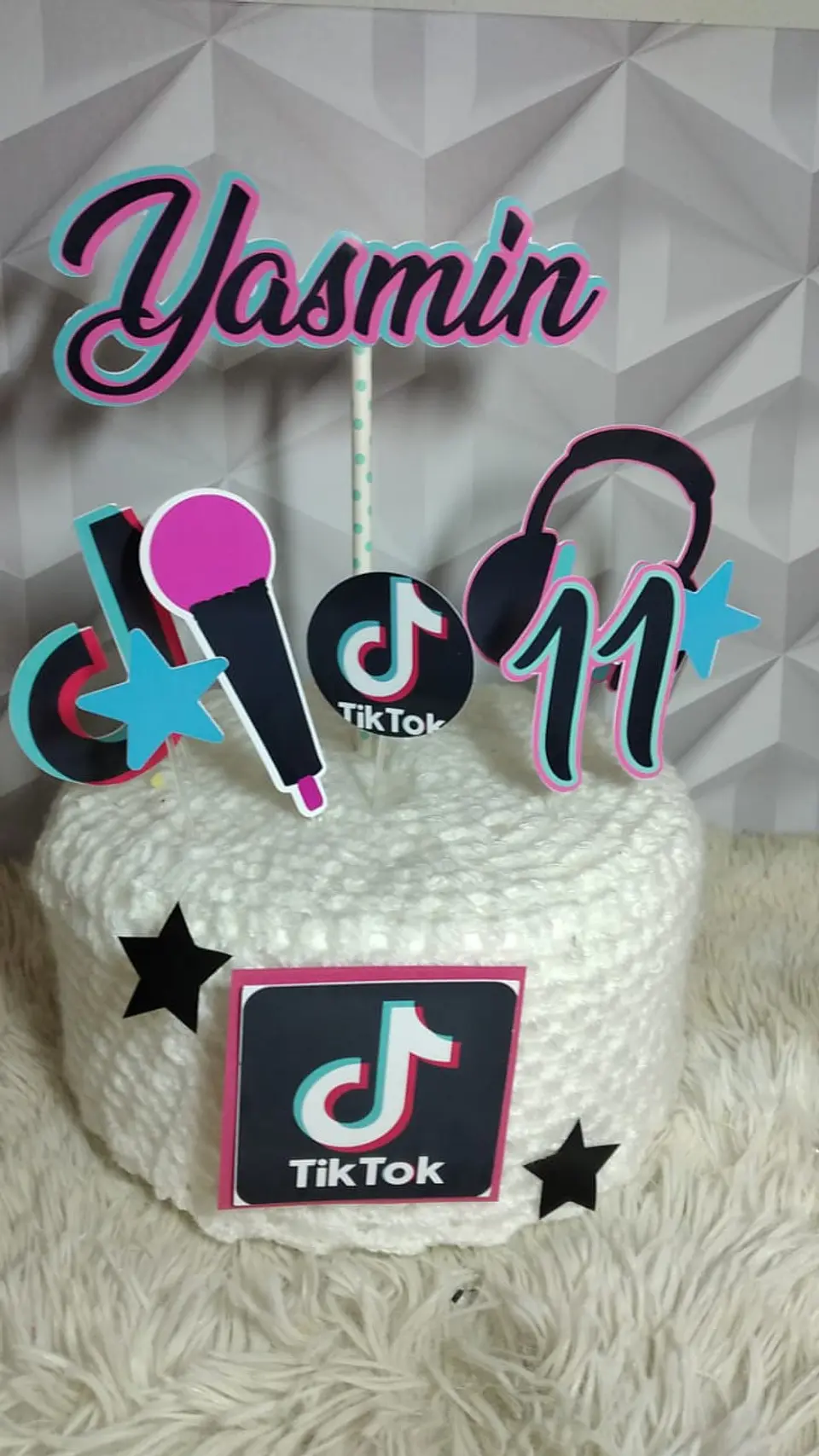 Arquivo de Corte Topo de Bolo TikTok Tik Tok 26 1