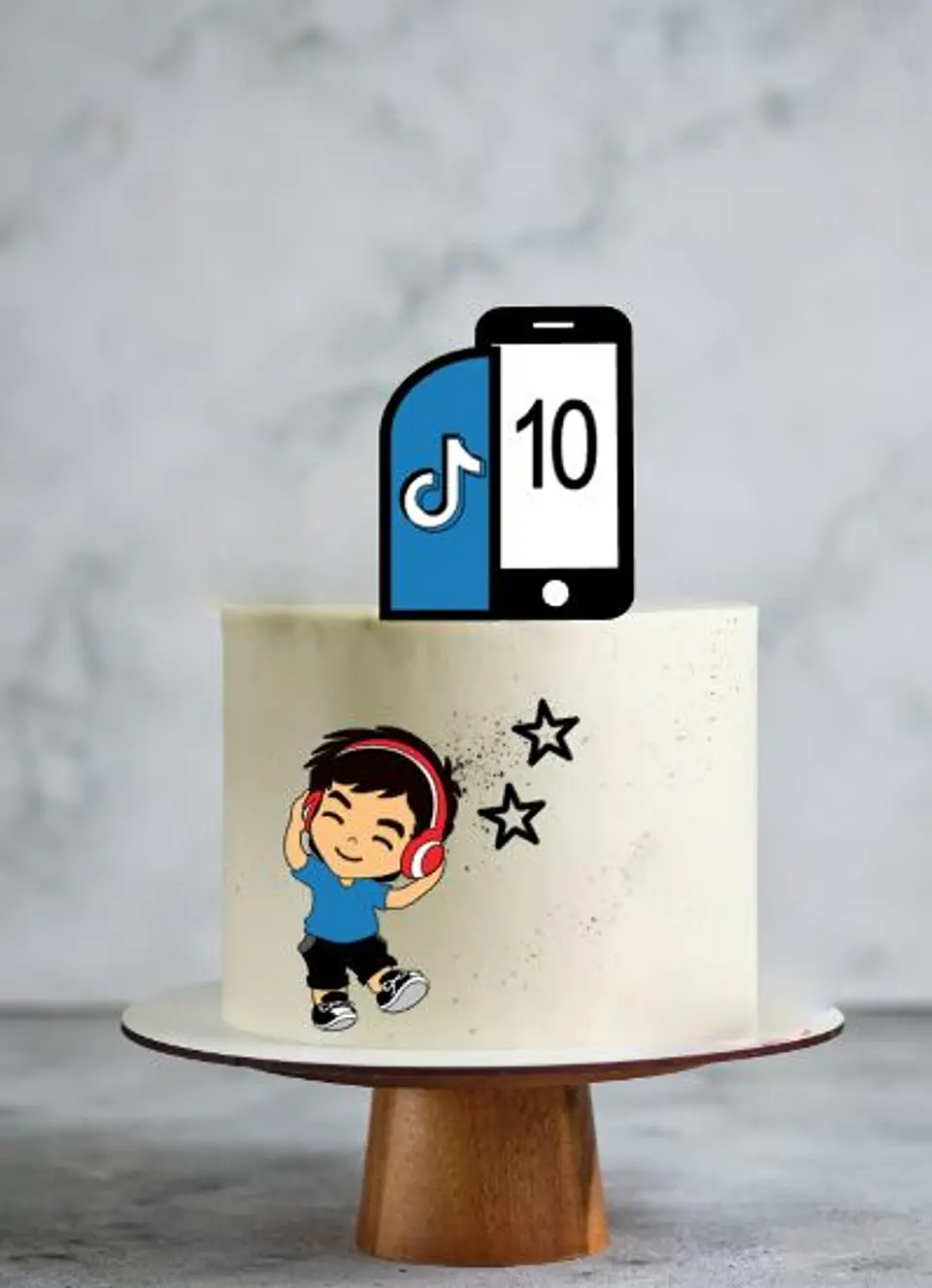 Arquivo de Corte Topo de Bolo TikTok Tik Tok 12 1