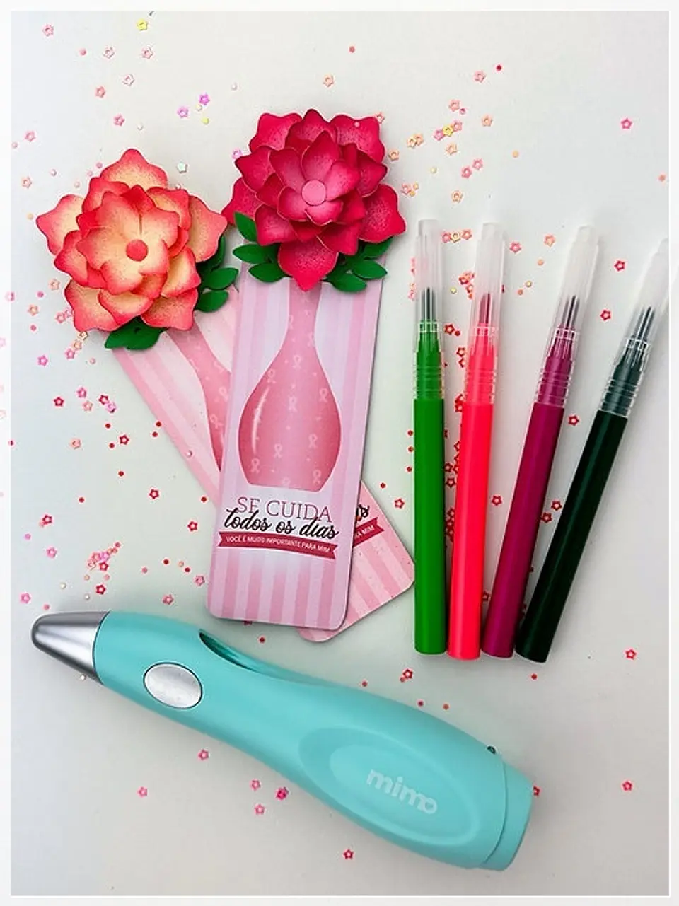 Arquivo de Corte Marcador de Páginas Outubro Rosa AI 1 1