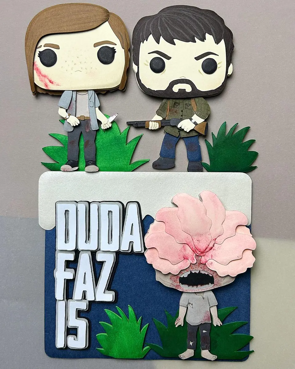 Arquivo de Corte Topo de Bolo The Last of Us 1 1